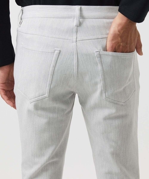 MICHEL KLEIN HOMME   （ミッシェルクランオム）の「デニム調ストレッチファイブポケットパンツ（その他パンツ・メンズ・ライトグレー/ブラック/ネイビー・MEDIUM/LARGE/X-LARGE）」の12枚目の写真