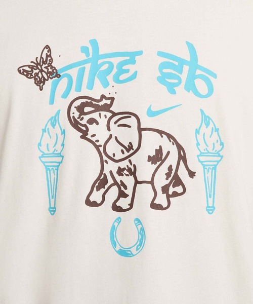 NIKE SB（ナイキエスビー）の「NIKE SB/ナイキエスビー 半袖Tシャツ フロントプリント HJ0805-010/HJ0805-072（Tシャツ/カットソー・メンズ・ストーン/ブラック・L/M/XL）」の7枚目の写真