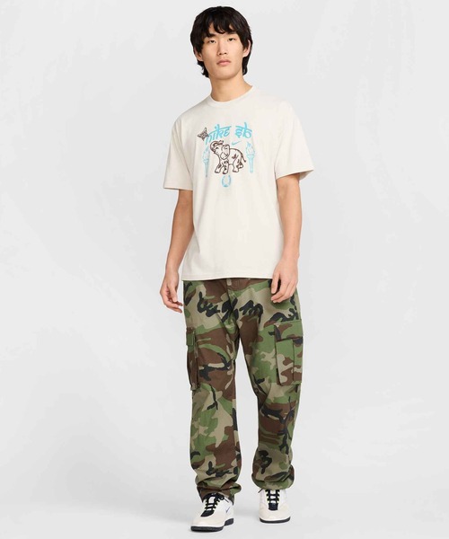 NIKE SB（ナイキエスビー）の「NIKE SB/ナイキエスビー 半袖Tシャツ フロントプリント HJ0805-010/HJ0805-072（Tシャツ/カットソー・メンズ・ストーン/ブラック・L/M/XL）」の5枚目の写真