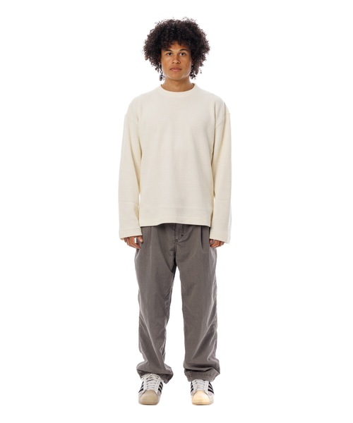 Sandinista(サンディニスタ)の「Roughly Cotton Knit Slit Top / ザックリスリット入りコットンニットトップ(ニット/セーター・メンズ・ピンク系/ブルー系その他/アイボリー・MEDIUM/SMALL/LARGE)」の20枚目の写真