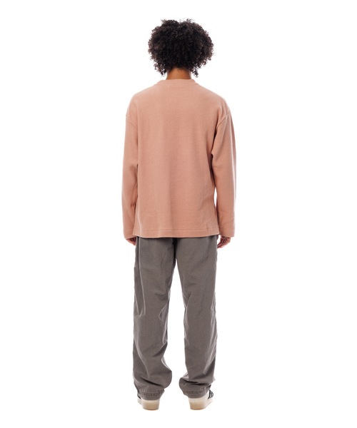Sandinista(サンディニスタ)の「Roughly Cotton Knit Slit Top / ザックリスリット入りコットンニットトップ(ニット/セーター・メンズ・ピンク系/ブルー系その他/アイボリー・MEDIUM/SMALL/LARGE)」の16枚目の写真