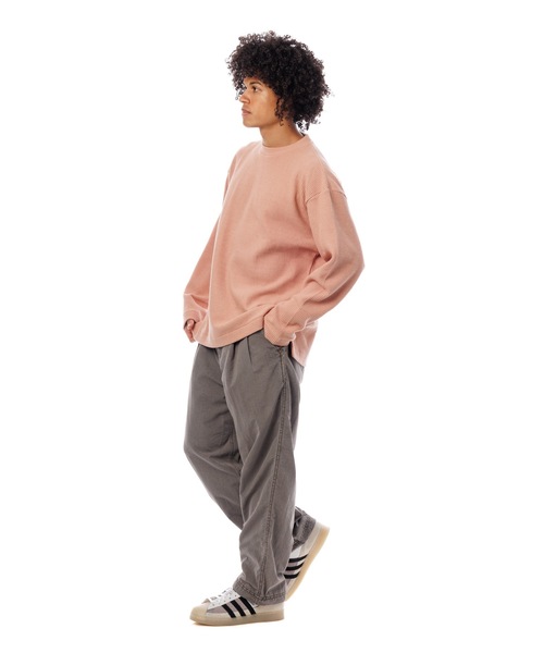 Sandinista(サンディニスタ)の「Roughly Cotton Knit Slit Top / ザックリスリット入りコットンニットトップ(ニット/セーター・メンズ・ピンク系/ブルー系その他/アイボリー・MEDIUM/SMALL/LARGE)」の15枚目の写真