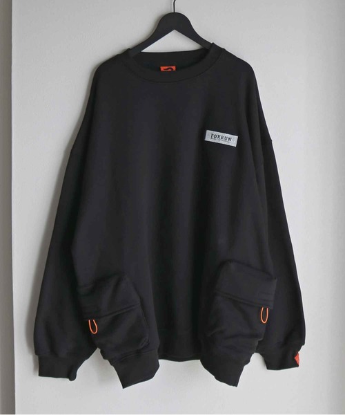 【セール】【FOXRUN/フォックスラン】 GO OUT掲載アイテム Side Volume Pocket Fleece Sweatshirt（スウェット）｜COURO（コウロ）
