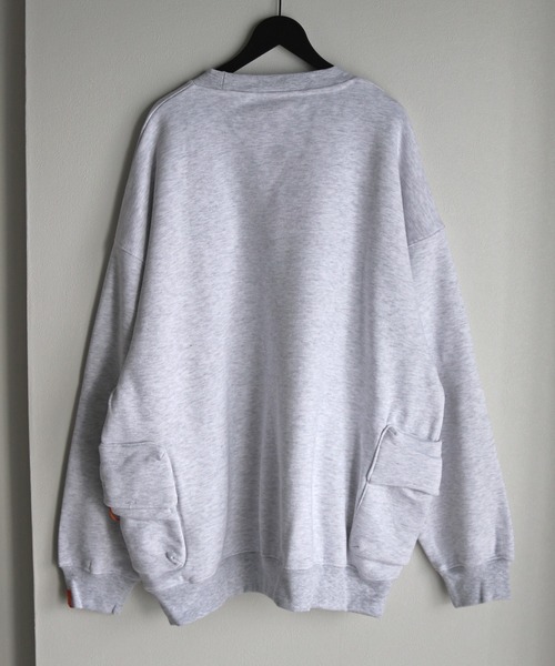 【セール】【FOXRUN/フォックスラン】 GO OUT掲載アイテム Side Volume Pocket Fleece Sweatshirt（スウェット）｜COURO（コウロ）