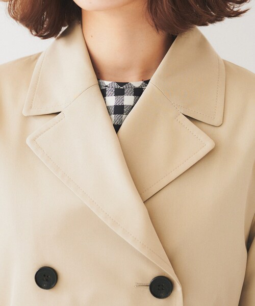 UNTITLED(アンタイトル)の「【オフィス/ハレの日】ライナー付きトレンチコート(トレンチコート・レディース・ライトベージュ/ライトグレー系9・00/01/02/03/04/42/44/46/48/50)」の19枚目の写真