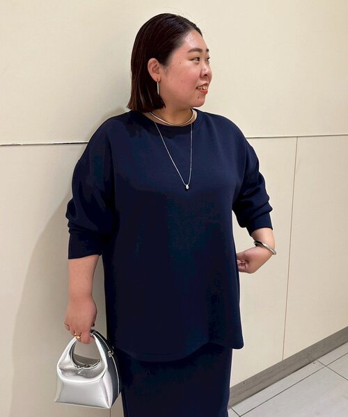 Loungedress - 2WAYロゴプルオーバー　ブラウン　試着のみ LOUNGEDRESS（ラウンジドレス）の「2WAYロゴプルオーバー（T