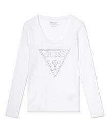 LS Cn Shiny Triangle Tee 長袖 Tシャツ レディース