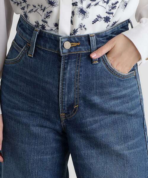 Lee（リー）の「【Lee×grove別注】WIDE DENIM PANTS（デニムパンツ・レディース・ネイビー/ブルー系その他・02/03/01）」の20枚目の写真