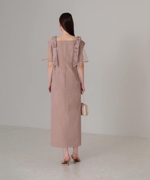 Leja（レジャ）の「【LEJA】2WAY花柄リボンドットストーンIライン