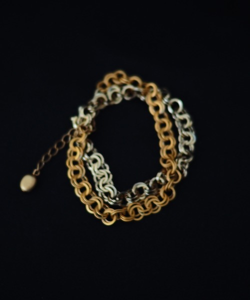 et.UNiVER（エトユニベール）の「gold combination necklace