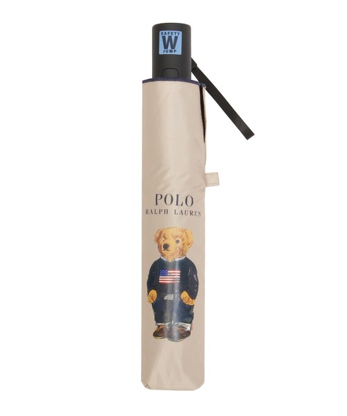 専用　新品　遮光 晴雨兼用折りたたみ日傘　POLO BEAR ポロベア 遮光 晴雨兼用 折りたたみ日傘 自動開閉 'POLO BEAR' ポロベア
