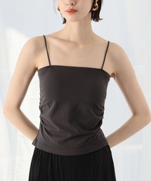 Ampirula（アンピルーラ）の「カップ付きサイドシャーリングキャミソール（キャミソール）」