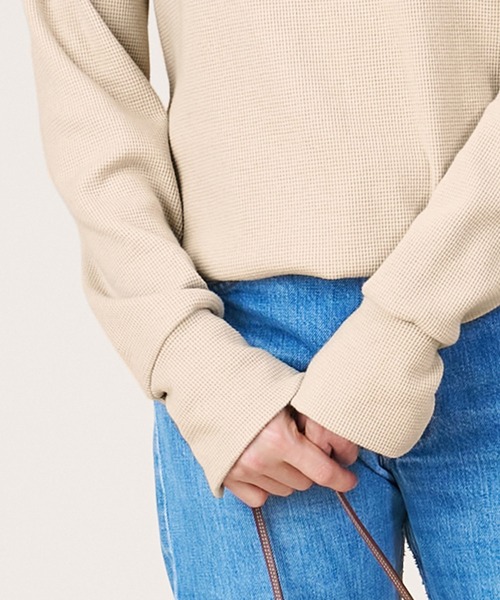 tシャツ 「marmors」thermal crew neck pullover レディース セール】【marmors】thermal crew neck pullover（Tシャツ