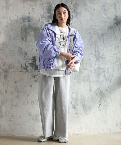 Green Parks(グリーンパークス)の「メッシュカットプルオーバー(Tシャツ/カットソー・レディース・ブラック/ホワイト/オレンジ・FREE)」の17枚目の写真