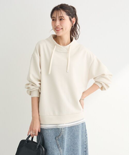 Green Parks(グリーンパークス)の「メッシュカットプルオーバー(Tシャツ/カットソー・レディース・ブラック/ホワイト/オレンジ・FREE)」の20枚目の写真