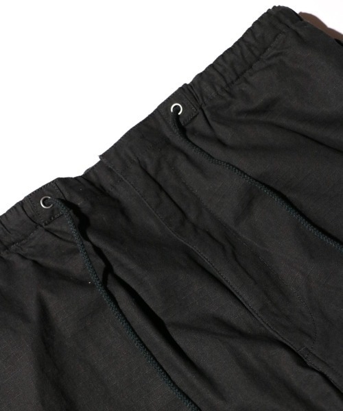 made in standard （メイドインスタンダード）の「MADE IN STANDARD / メイドインスタンダード FATIGUE UNIFORM PANT コットンリップストップ ファティーグパンツ イージーパンツ（その他パンツ・メンズ・ブラック・MEDIUM/LARGE）」の4枚目の写真