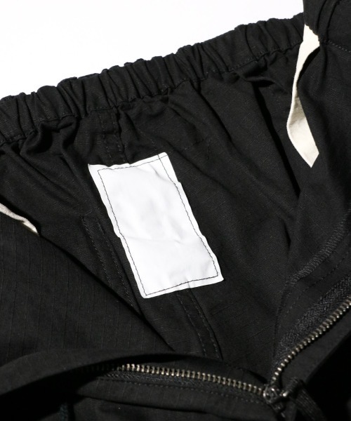made in standard （メイドインスタンダード）の「MADE IN STANDARD / メイドインスタンダード FATIGUE UNIFORM PANT コットンリップストップ ファティーグパンツ イージーパンツ（その他パンツ・メンズ・ブラック・MEDIUM/LARGE）」の5枚目の写真