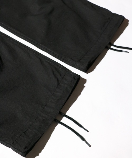 made in standard （メイドインスタンダード）の「MADE IN STANDARD / メイドインスタンダード FATIGUE UNIFORM PANT コットンリップストップ ファティーグパンツ イージーパンツ（その他パンツ・メンズ・ブラック・MEDIUM/LARGE）」の9枚目の写真