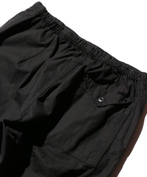 made in standard （メイドインスタンダード）の「MADE IN STANDARD / メイドインスタンダード FATIGUE UNIFORM PANT コットンリップストップ ファティーグパンツ イージーパンツ（その他パンツ・メンズ・ブラック・MEDIUM/LARGE）」の11枚目の写真