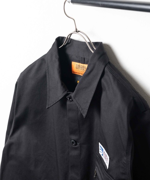 UNIVERSAL OVERALL（ユニバーサルオーバーオール）の「【72】【UNIVERSAL OVERALL×BLUCO】WORKER’S COVERALL（ブルゾン・メンズ・ネイビー/ブラック・X-LARGE）」の13枚目の写真