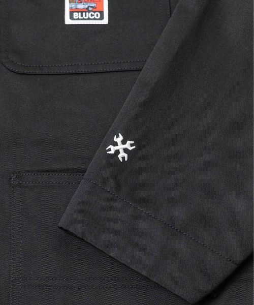 UNIVERSAL OVERALL（ユニバーサルオーバーオール）の「【72】【UNIVERSAL OVERALL×BLUCO】WORKER’S COVERALL（ブルゾン・メンズ・ネイビー/ブラック・X-LARGE）」の7枚目の写真