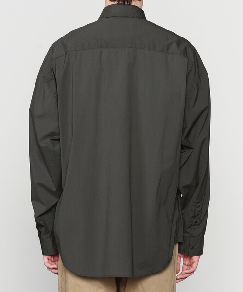 GYMPHLEX(ジムフレックス)の「Gymphlex | ナイロン ボタンダウンシャツジャケット MEN(シャツ/ブラウス・メンズ・チャコール/ダークネイビー・M/L)」の9枚目の写真