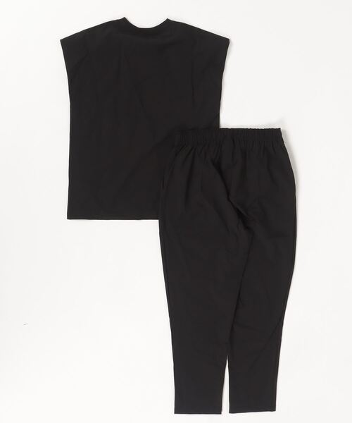 THOUSAND MILE（サウザンドマイル）の「【WEB限定】(THOUSAND MILExGENE HEAVENS)FRENCH SLEEVE TOP & TAPERED PANTS SET UP（ワンピース・レディース・ブラック/グレー・ONE SIZE）」の17枚目の写真