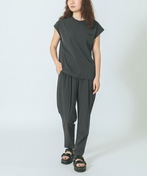 THOUSAND MILE | 【WEB限定】(THOUSAND MILExGENE HEAVENS)FRENCH SLEEVE TOP & TAPERED PANTS SET UP(ワンピース)