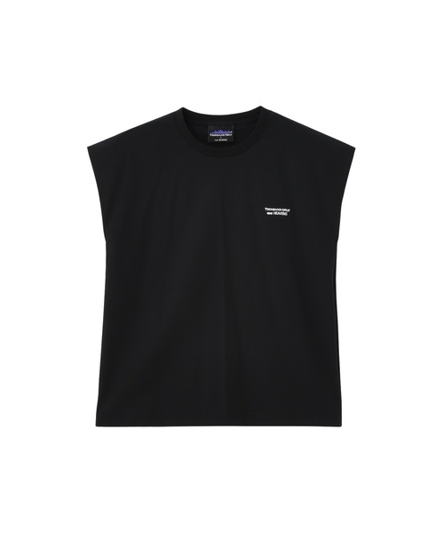 THOUSAND MILE（サウザンドマイル）の「【WEB限定】(THOUSAND MILExGENE HEAVENS)FRENCH SLEEVE TOP & TAPERED PANTS SET UP（ワンピース・レディース・ブラック/グレー・ONE SIZE）」の3枚目の写真