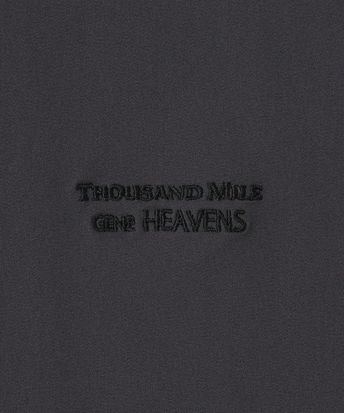 THOUSAND MILE（サウザンドマイル）の「【WEB限定】(THOUSAND MILExGENE HEAVENS)FRENCH SLEEVE TOP & TAPERED PANTS SET UP（ワンピース・レディース・ブラック/グレー・ONE SIZE）」の12枚目の写真