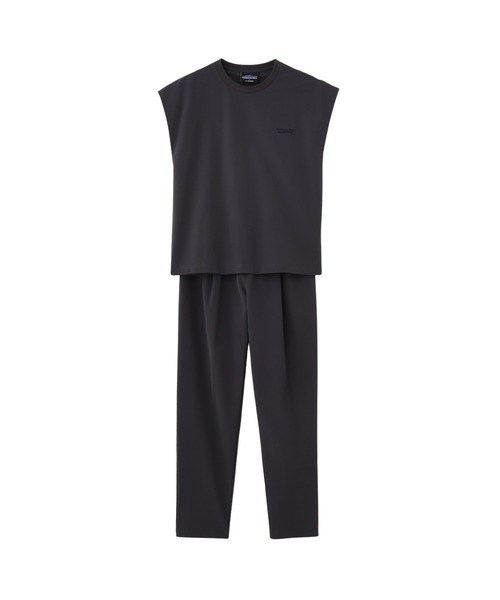 THOUSAND MILE（サウザンドマイル）の「【WEB限定】(THOUSAND MILExGENE HEAVENS)FRENCH SLEEVE TOP & TAPERED PANTS SET UP（ワンピース・レディース・ブラック/グレー・ONE SIZE）」の19枚目の写真