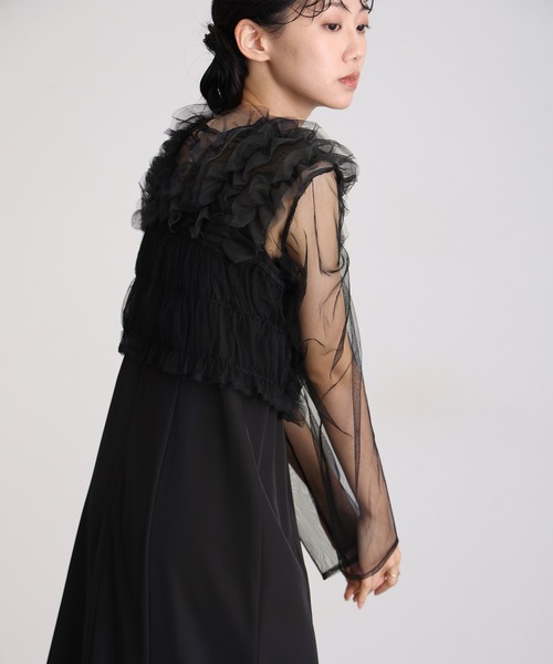 ミモレ丈同窓会3点セットセレモニー結婚式 オケージョンドレスパーティードレス セール】袖あり&ミモレ丈同窓会3点セットセレモニー結婚式フォーマル