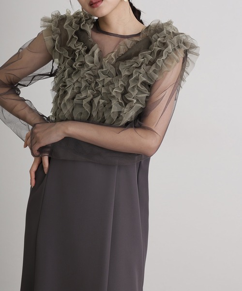 セール】袖あり&ミモレ丈同窓会3点セットセレモニー結婚式