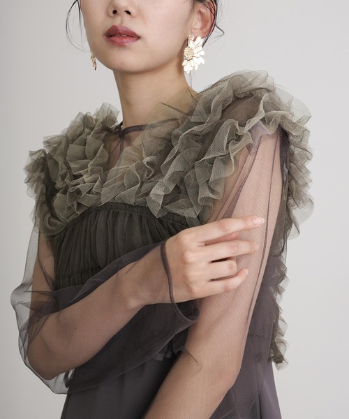 atlo（アトロ）の「袖あり&ミモレ丈同窓会3点セットセレモニー結婚式