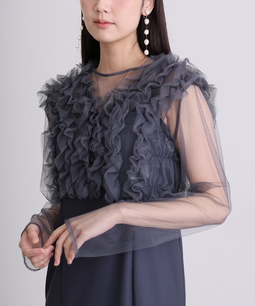 袖あり&ミモレ丈同窓会3点セットセレモニー結婚式フォーマル