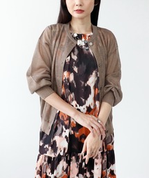 Three Four Time（スリーフォータイム）の「14Gシースルーニットカーディガン（カーディガン/ボレロ）」