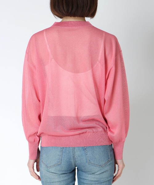 ロク　新作　シースルーカーディガン ロク 新作 シースルーカーディガン 6（ロク）の「＜6(ROKU