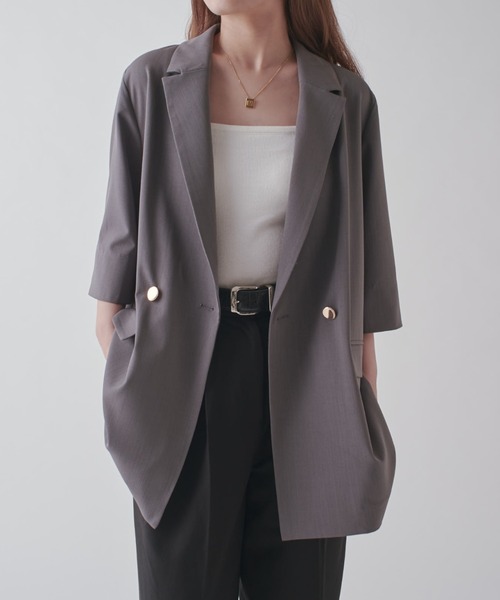 ハーフスリーブダブルジャケット