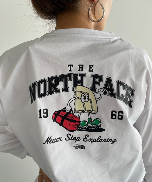 THE NORTH FACE（ザノースフェイス）の「【THE NORTH FACE KIDS】K's　TRAVELER　TEE（Tシャツ/カットソー・レディース・ホワイト/ブラック・FREE）」の19枚目の写真