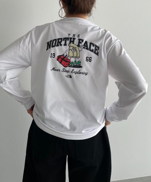 THE NORTH FACE（ザノースフェイス）の「【THE NORTH FACE KIDS】K's　TRAVELER　TEE（Tシャツ/カットソー・レディース・ホワイト/ブラック・FREE）」の5枚目の写真