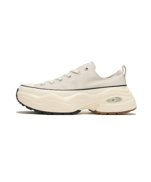CONVERSE(コンバース)の「CONVERSE ALL STAR (R) SURGETRAINER OX(コンバース オールスター (R) サージトレーナー OX)(スニーカー・メンズ・ライトグレー/ピンク・23cm/23.5cm/24cm/24.5cm/25cm/25.5cm/26cm/26.5cm/27cm/27.5cm/28cm/29cm)」の4枚目の写真