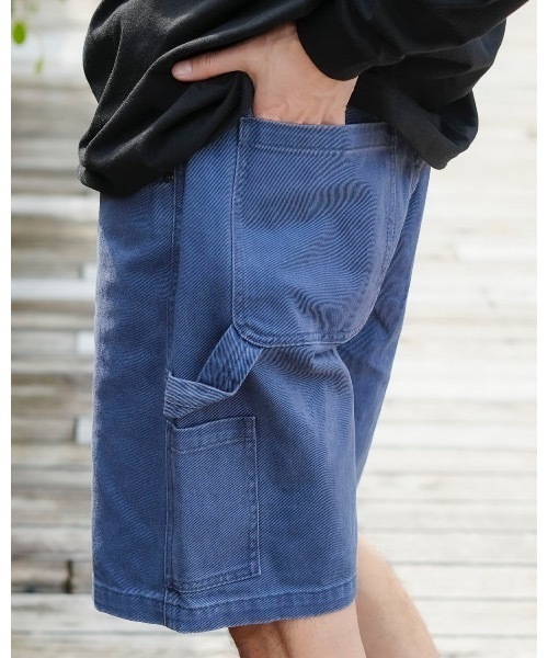 BILLABONG(ビラボン)の「BILLABONG メンズ BAD DOG WORKWEAR SHORT ショートパンツ 【2025年春夏モデル】/ビラボンヘビーウェイトデニムペインターボトムス(その他パンツ・メンズ・ブルー・28inch/30inch/32inch/34inch)」の11枚目の写真