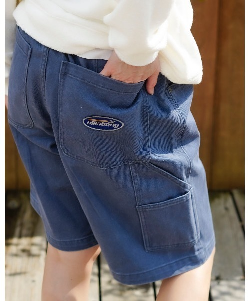 BILLABONG(ビラボン)の「BILLABONG メンズ BAD DOG WORKWEAR SHORT ショートパンツ 【2025年春夏モデル】/ビラボンヘビーウェイトデニムペインターボトムス(その他パンツ・メンズ・ブルー・28inch/30inch/32inch/34inch)」の2枚目の写真