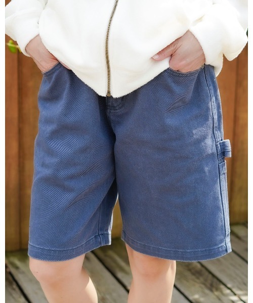 BILLABONG(ビラボン)の「BILLABONG メンズ BAD DOG WORKWEAR SHORT ショートパンツ 【2025年春夏モデル】/ビラボンヘビーウェイトデニムペインターボトムス(その他パンツ・メンズ・ブルー・28inch/30inch/32inch/34inch)」の4枚目の写真