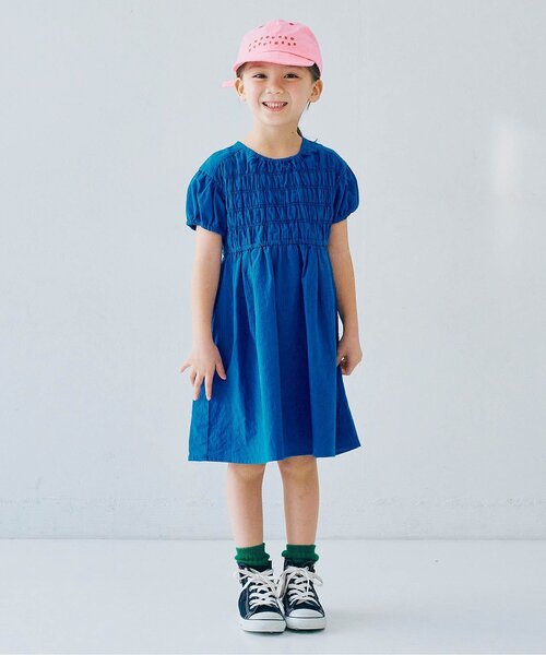 LITTLE GIRL SHIRRING ワンピース p.premier ワンピース 「ジュニア対応」イロチ買いしたい