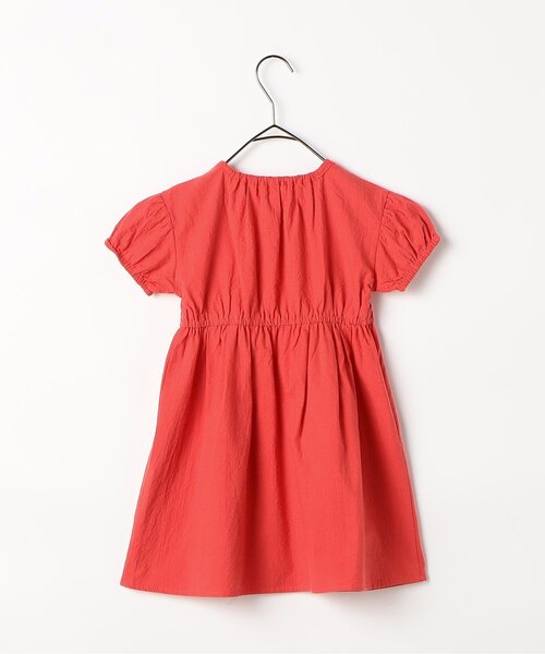 p.premier（ピードットプルミエ）の「【ジュニア対応】イロチ買いしたいシャーリングワンピース（ワンピース・キッズ・イエロー/グリーン/レッド/ピンク/ブラック/ブルー・140/130/120/110/100/90/80）」の11枚目の写真