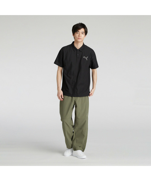 PUMA(プーマ)の「PUMA プーマ メンズ ESS MX キャット EMB ピケ 半袖 ポロシャツ(ポロシャツ・メンズ・ネイビー/ブラック/ホワイト・MEDIUM/XX-LARGE/X-LARGE/SMALL/LARGE)」の5枚目の写真