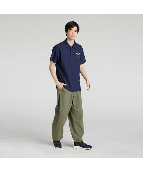 PUMA(プーマ)の「PUMA プーマ メンズ ESS MX キャット EMB ピケ 半袖 ポロシャツ(ポロシャツ・メンズ・ネイビー/ブラック/ホワイト・MEDIUM/XX-LARGE/X-LARGE/SMALL/LARGE)」の10枚目の写真
