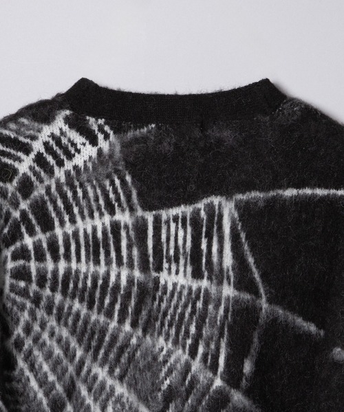 23AW-FS-21 SPIDER WEB MOHAIR CARDIGAN（カーディガン/ボレロ）｜F