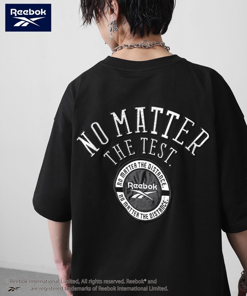 REEBOK】 バックロゴ ワッペン Tシャツ / 半袖 / ワンポイント 刺繍（T